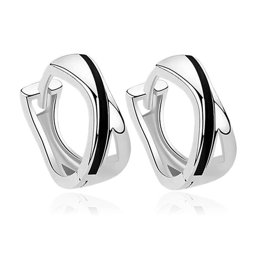 Boucles d'oreilles argent 925 Créoles Alba