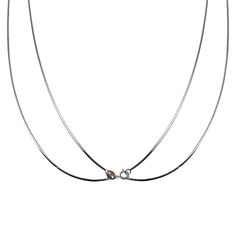 Collier argent 925 double tour 120 cm Diane