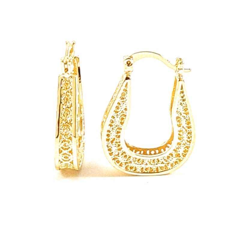 Boucles d'oreilles Créoles ovales