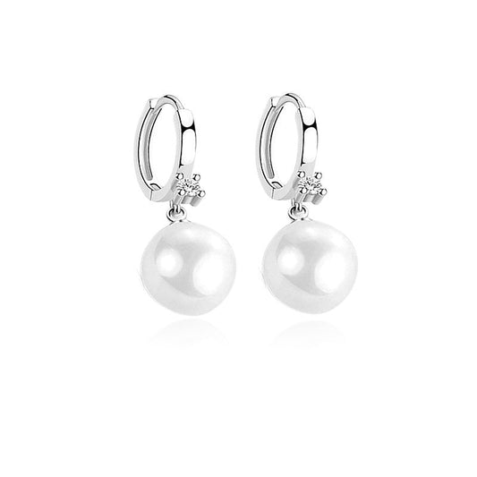 Boucles d'oreilles argent 925 Perle