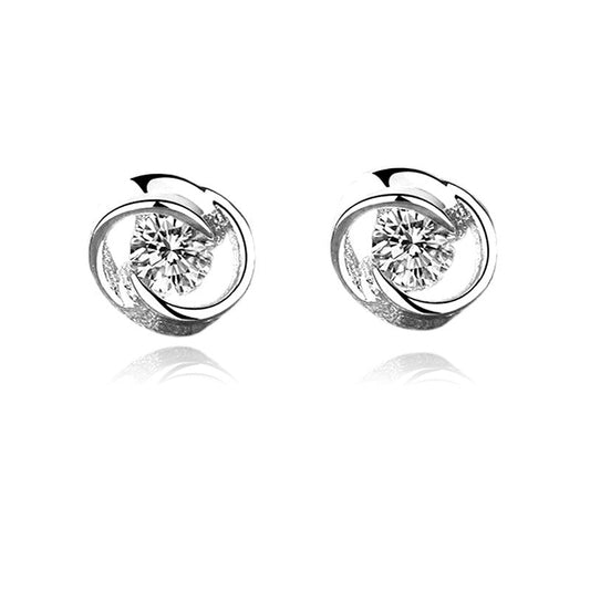 Boucles d'oreilles argent 925 Rosy
