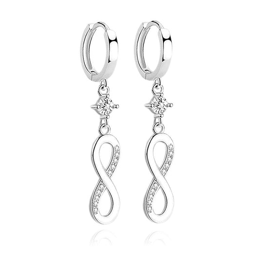 Boucles d'oreilles argent 925 Infini