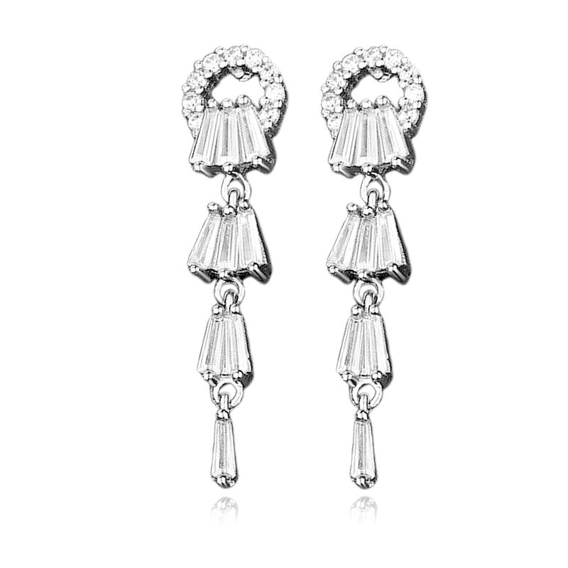 Boucles d'oreilles argent 925 Agathe