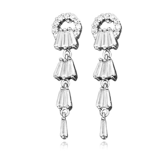 Boucles d'oreilles argent 925 Agathe