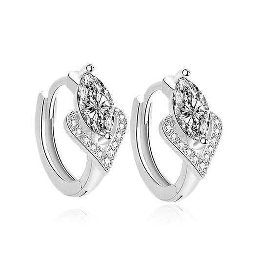 Boucles d'oreilles argent 925 Créoles Joy