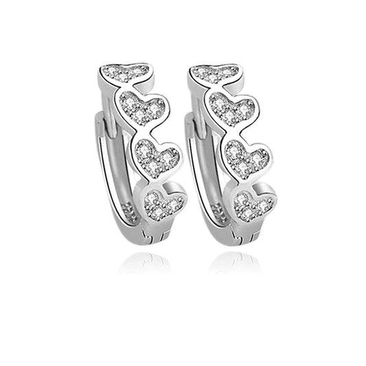 Boucles d'oreilles argent 925 Créoles Maé