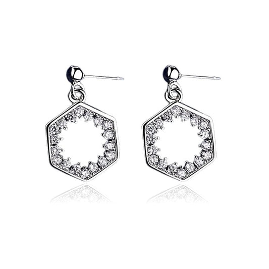 Boucles d'oreilles argent 925 Céline
