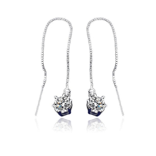 Boucles d'oreilles argent 925 Jade