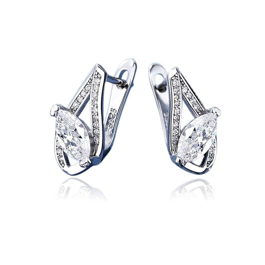 Boucles d'oreilles argent 925 Cécile