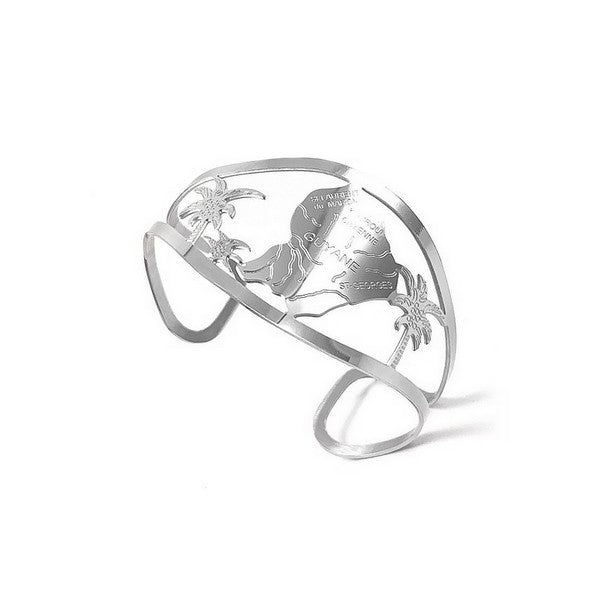 Bague en Acier 316 - Guyane - couleur argent