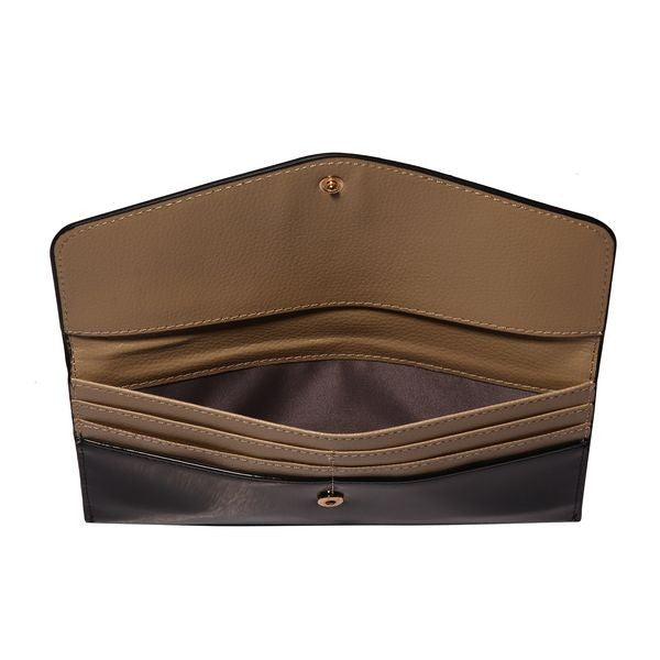 Portefeuille compagnon pour femme - Couleur noir