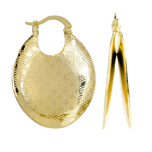 Boucles d'oreilles pour femme - ovale - 33*25 mm