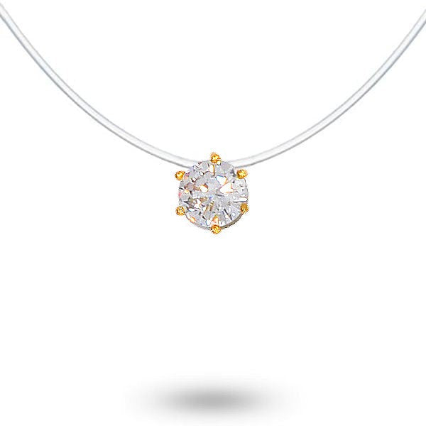 Collier invisible fil nylon or 7 mm