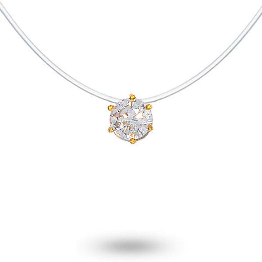 Collier invisible fil nylon or 7 mm