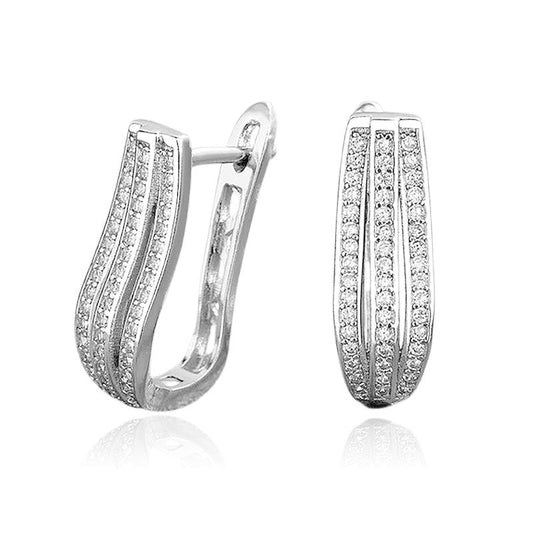Boucles d'oreilles argent 925 Victoria