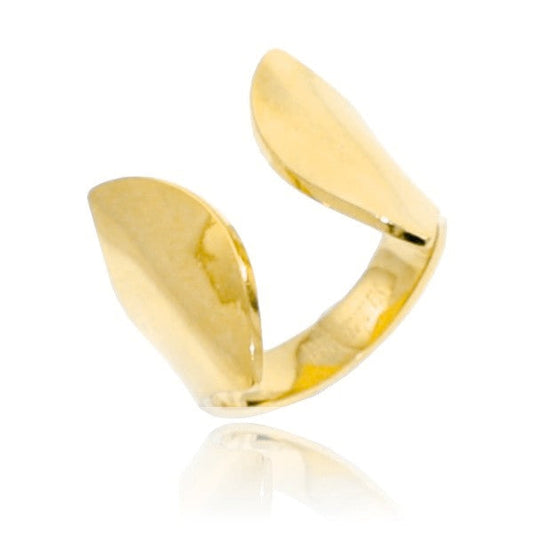 Bague large or acier 316