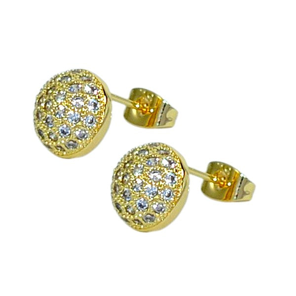 Boucles d'oreilles femme demi boule