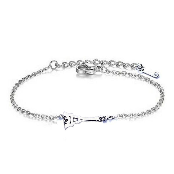 Bracelet acier inoxydable tour Eifflel