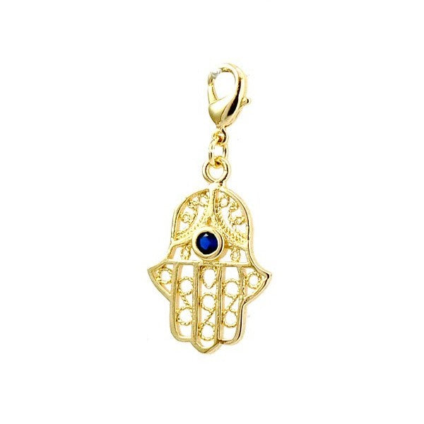 Collection Charm main de Fatma cz bleu