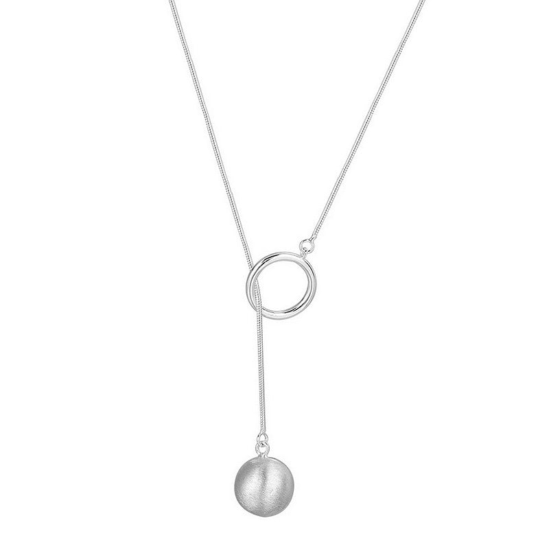 Collier argent 925 boule Capucine