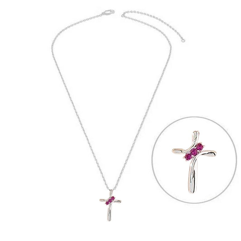 Collier argent 925 Croix Apolline