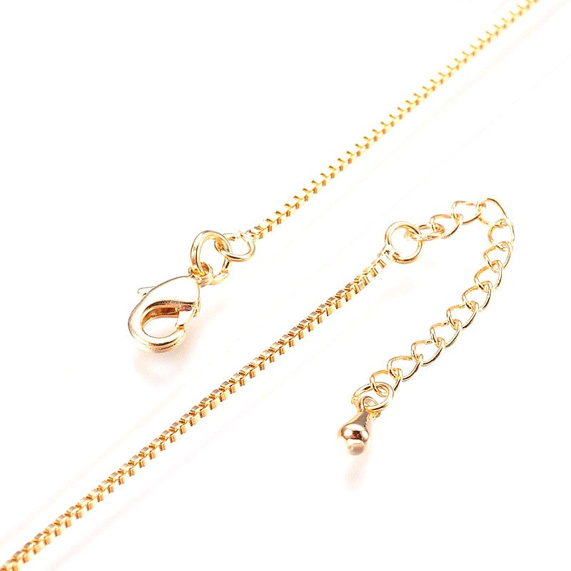 Chaîne pour femme - Maille carré 1 mm * 45 cm