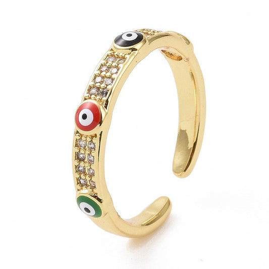 Bague femme réglable œil Oriental
