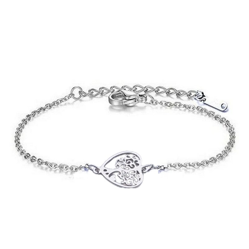 Bracelet acier inoxydable arbre de vie