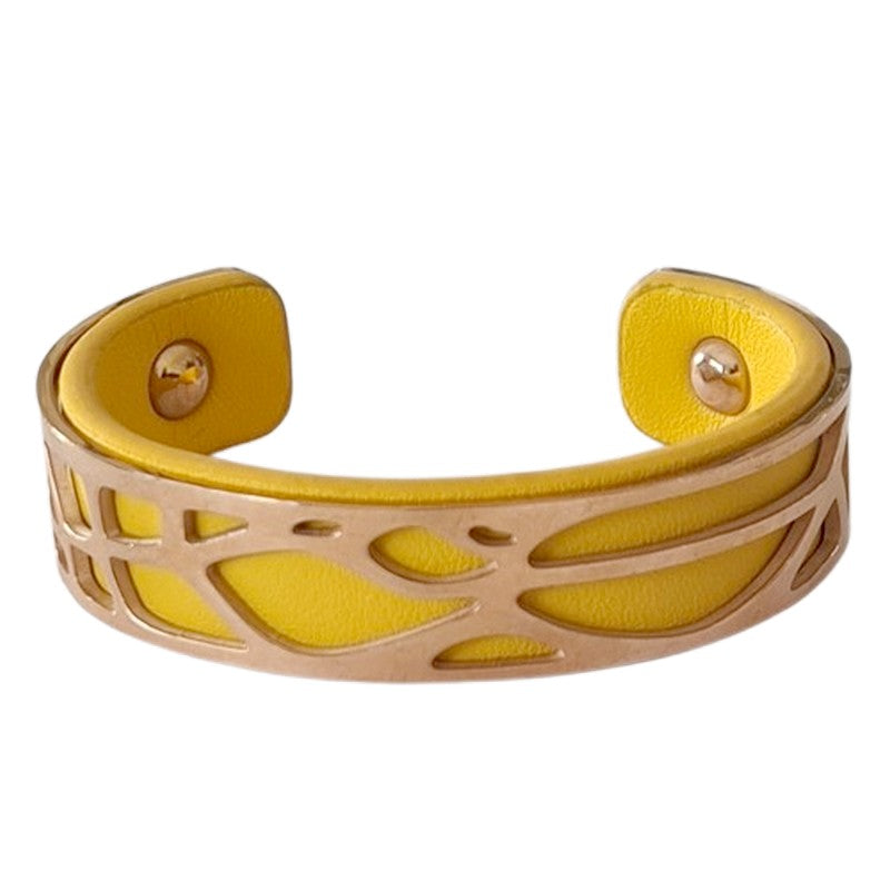 Bracelet pour femme - Acier inoxydable - cuir disponible en différentes couleurs