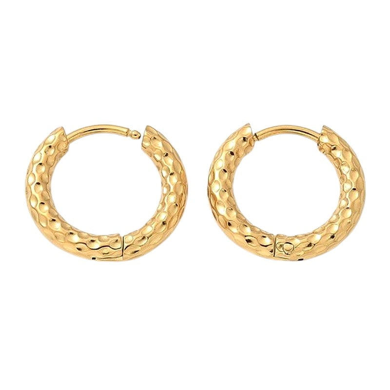 Boucles d'oreilles femme en acier inoxydable Créoles