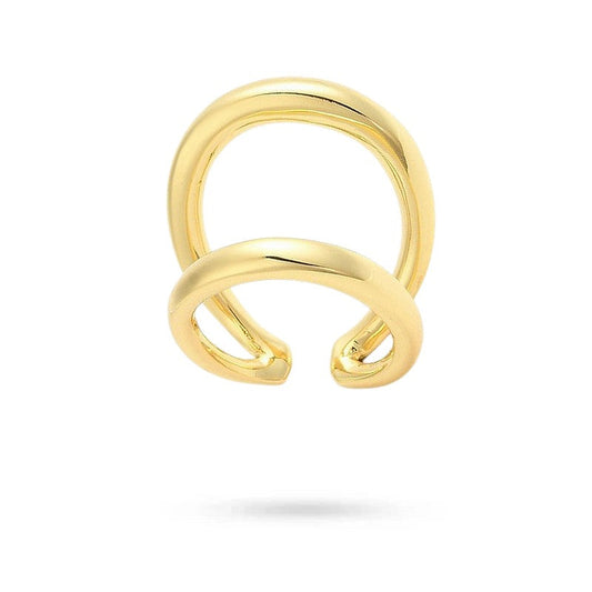 Bague femme réglable double ligne