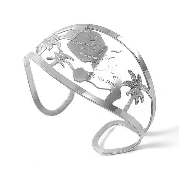 Bracelet pour femme - Acier 316 argenté - La Martinique
