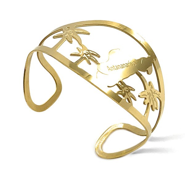 Bracelet en Acier 316 - Madagascar - doré