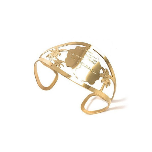 Bague en Acier 316 - La Réunion - couleur or