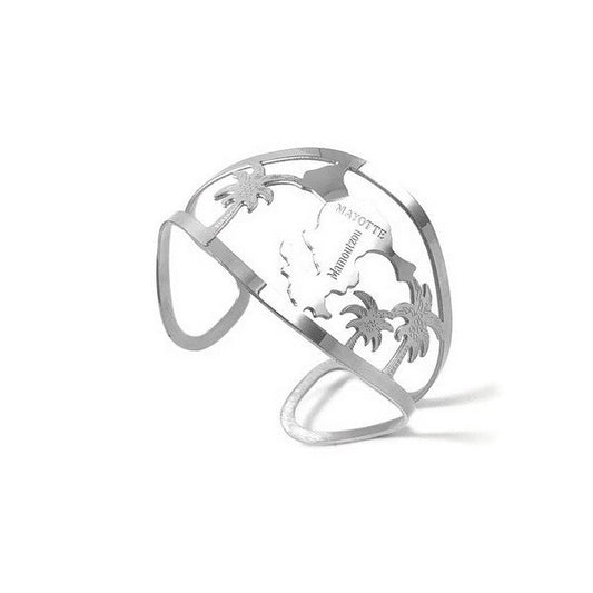 Bague en Acier 316 - Mayotte - couleur argent