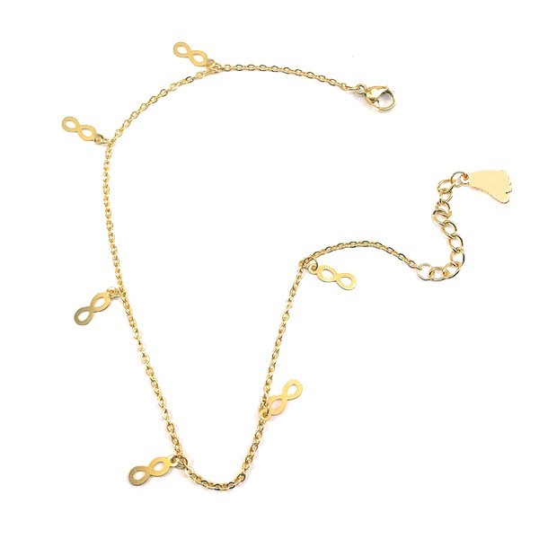 Chaine de cheville en acier 316 - Infini