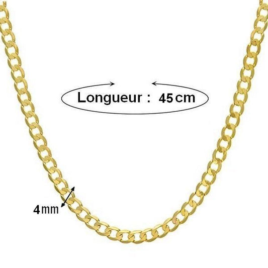Collier mixte - Maille cheval 0.4 - 45 cm