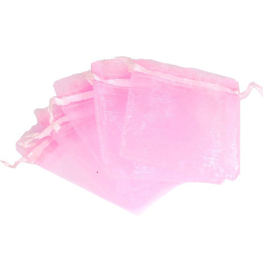 Pochettes organza - Lot de 100 - 7 * 9 cm Roses