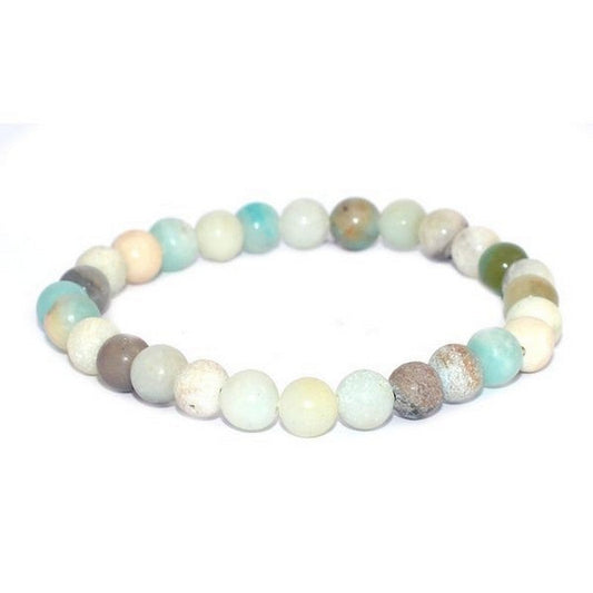 Bracelet pour Homme ou Femme - Pierre naturelle 10 mm - Amazonite