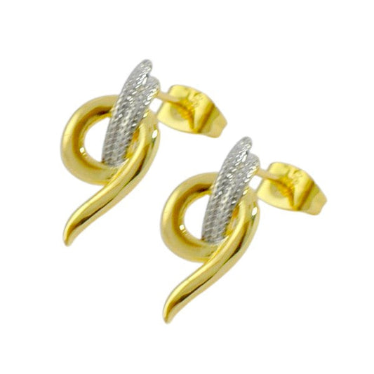 Boucles d'oreilles femme or et argenté 3