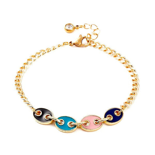 Bracelet souple grain de café breloque