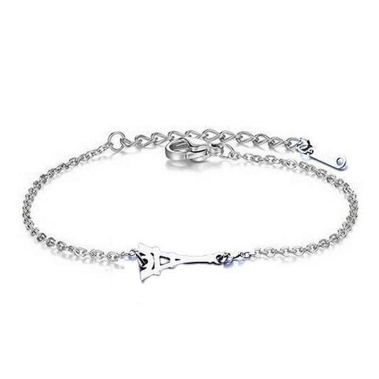 Bracelet acier inoxydable tour Eifflel