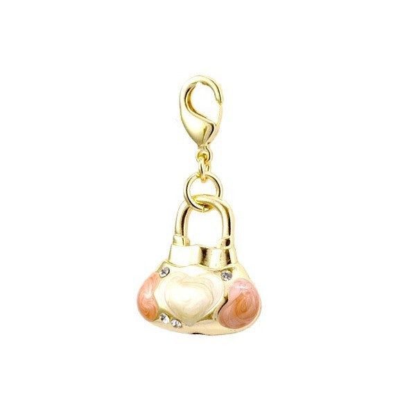 Collection Charm sac à main jaune et orange