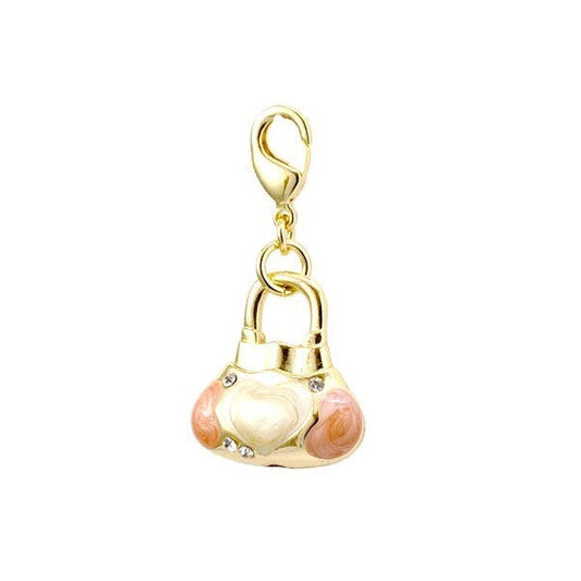 Collection Charm sac à main jaune et orange