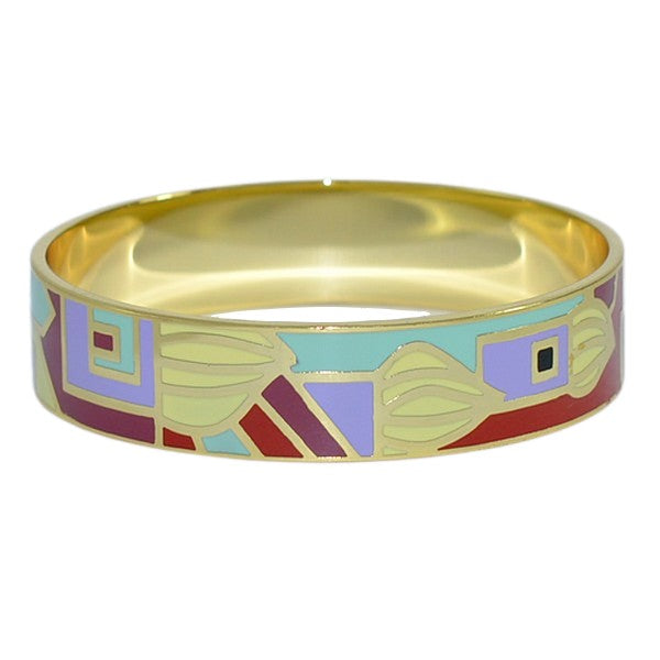 Bracelet acier inoxydable émail (d08)