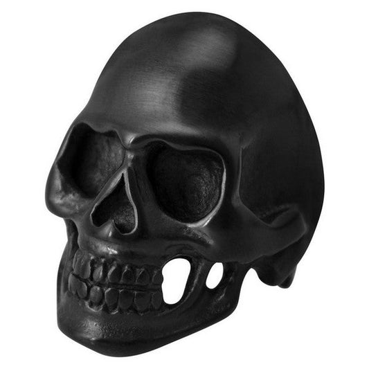 Bague en Acier 316 - Couleur noir - Tête de mort