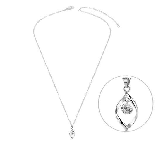 Collier argent 925 oxyde blanc