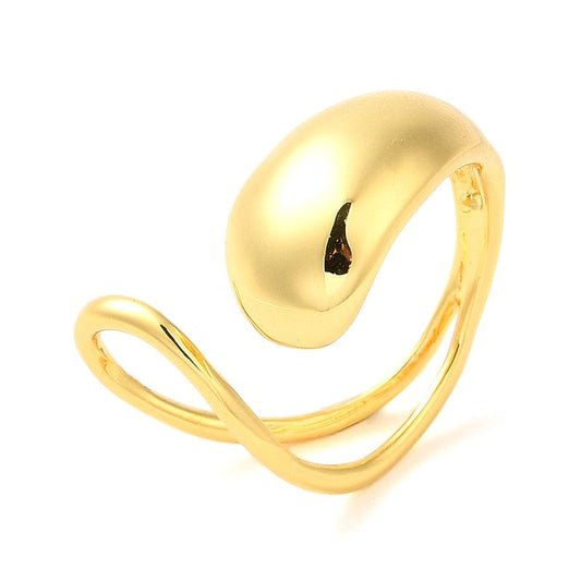 Bague femme réglable larme