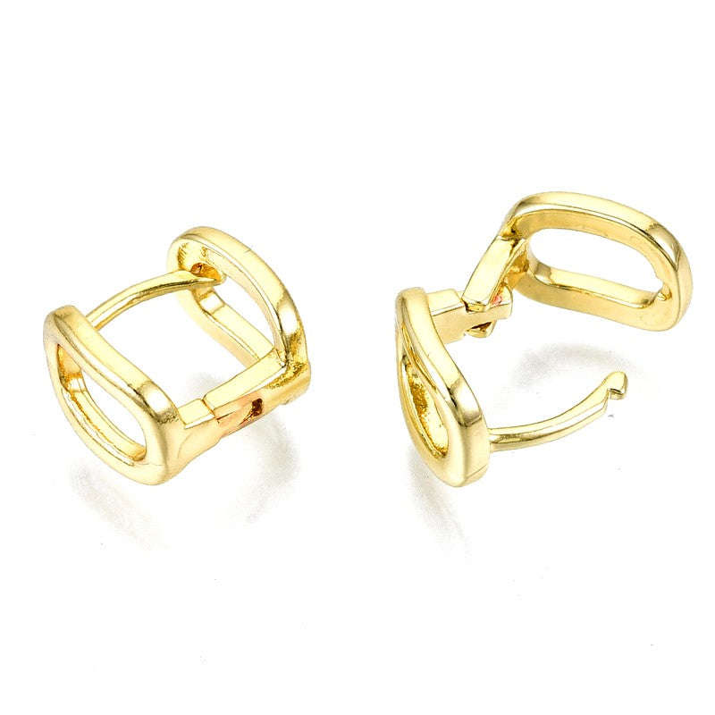 Boucles d'oreilles forme rectangle