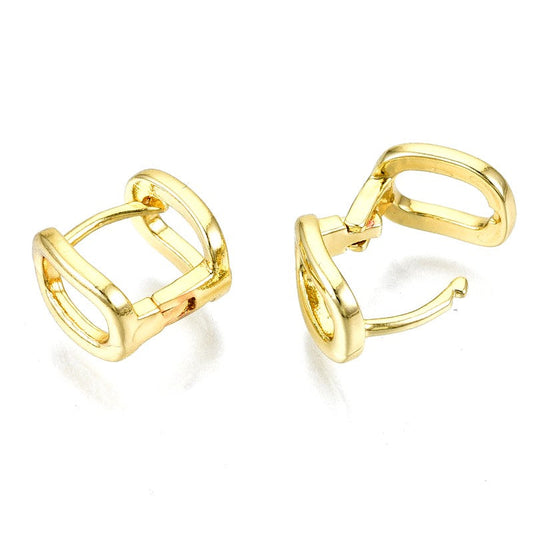 Boucles d'oreilles forme rectangle